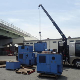 建機部材の搬入☆彡