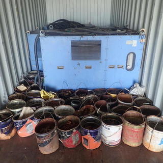 建機部材の40ｆバンニング☆彡