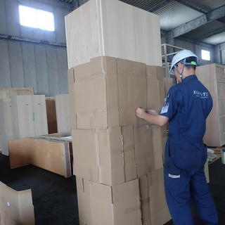 印刷機械のバンニング☆彡  梱包作業☆彡