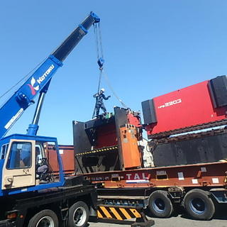 工作機械のバンニング☆彡  物流コスト還元‼