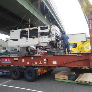 印刷機械バンニング☆彡  フラットコンテナ‼