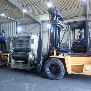 印刷機械バンニング☆彡  空間の活用‼