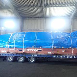 工作機械バンニング☆フラットコンテナ！！