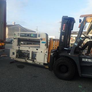 印刷機械バンニング★　バンニング風景！！